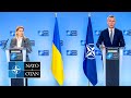 NATO Secretary General with Deputy Prime Minister of Ukraine 🇺🇦 Olga Stefanishyna , 10 JAN 2022