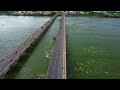 kaveri river flood today erode kooduthurai river 4k drone video bhavani river today baby drone