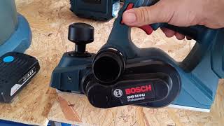 Plaina Bosch a Bateria 18V GHO 18V LI conheça o lançamento  da linha sistema 18 V Bosch profissional