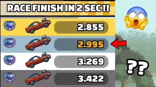 RACE FINISH in 2 second?? 😱 IN NEW EVENT TWISTED MINERAL - Hill Climb Racing 2