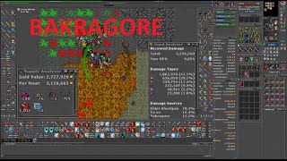 Tibia-Bakragore Full Battle, Knight's Perspective, No Macros