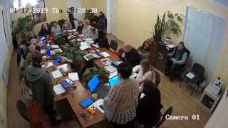 Трансляція четвертого пленарного засідання 47 сесії від 17.01.2019 року 2 камера