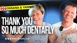 Oksana \u0026 Yannis: Thank you so much to Dentafly | Smile Makeover Cost in Turkey