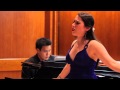 Meine Liebe ist grün (Brahms) - Rebecca Goldstein, soprano - December 2012