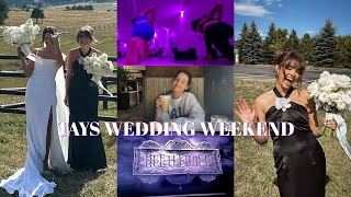 TAYS WEDDING WEEKEND | gym, family time, seeing beetlejuice, hot yoga, bits \u0026 pieces of wedding day!