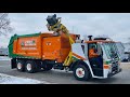 Flood Brothers 221: Lid-Whipping Mack LEU Heil DuraPack Python Garbage Truck