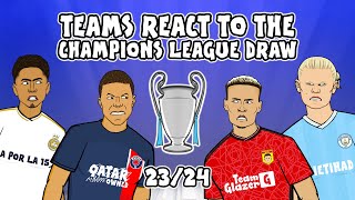 🏆Champions League Draw 23/24 - Football Reacts!🏆