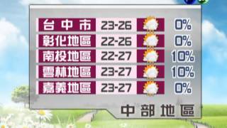 2012.11.06 華視午間氣象 彭佳芸主播