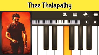 Thee Thalapathy Piano Tutorial with Notes | Varisu | Beginner Piano Tutorial