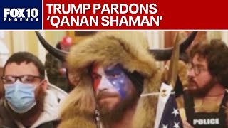 Trump pardons 'QAnon Shaman' Jacob Chansley