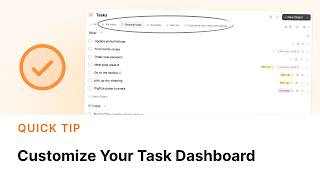 Customize Your Task Setup