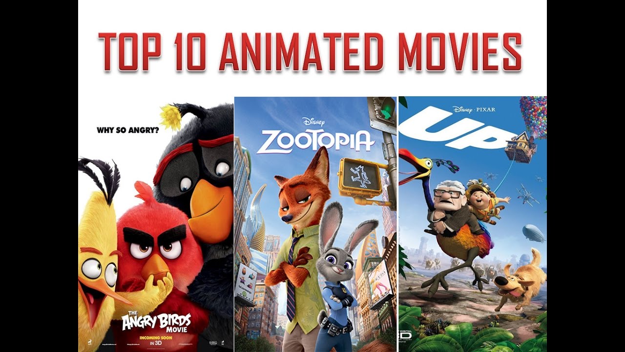 Top 10 Animated Movies Youtube