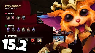 PATCH 15.2 IS GOING TO BE INSANE FOR GNAR!!! Patch 15.2 Rundown (League of Legends)