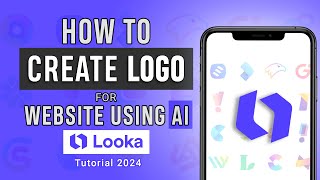 How to create logo for my website using AI - Looka tutorial 2025