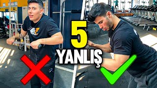 EN ÇOK YANLIŞ YAPILAN 5 HAREKET! | DOĞRU FORM NASIL OLUR ? | SosyoFit