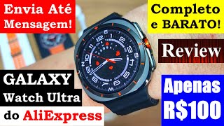 REVIEW COMPLETO GALAXY WATCH ULTRA DO ALIEXPRESS | BARATO E SUPER COMPLETO! LANÇAMENTO WATCH 7 ULTRA