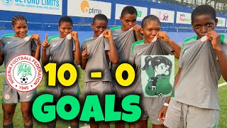 Nigeria Flamingos 10 VS 0 ANWFCC ALL Stars - Goals \u0026 Highlight - 2025 FIFA U17 Women World Cup Prep