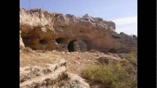 Caves  on the  way  from Archangelos  to Stenga Beach.