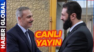 CANLI I Hakan Fidan Suriye'de Ahmed Eş Şara ile Ortak Açıklama Yapıyor!