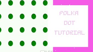Polka dot tutorial HTML/CSS background