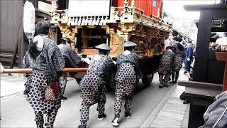 春の高山祭り 2019　（屋台の収蔵風景）