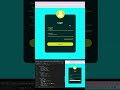 Animated login form made with HTML & CSS