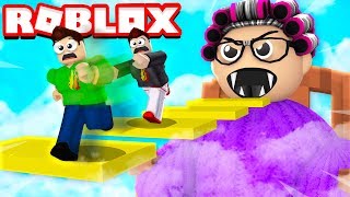 Roblox Escape From The Grinch Obby With My Little Brother Sister - roblox obby escape grandmas house with