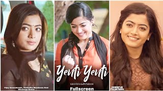 Yenti Yenti Fullscreen Whatsapp Status | Vijay Devarakonda And Rashmika Mandanna | YentiYenti Status