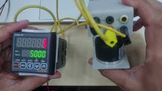 Autonics counter setting tutorial connect with encoder.