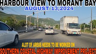 AUGUST TOUR OF THE SOUTHERN COASTAL HIGHWAY IMPROVEMENT PROJECT|| HARBOUR VIEW TO MORANT BAY