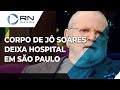 Corpo de Jô Soares deixa hospital em SP