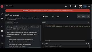 Codewars | Keep up the hoop | Python 8 kyu