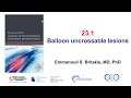 23.1 Balloon uncrossable lesions: Manual of PCI