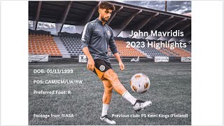 John Mavridis (Yannis) 2023 Football Highlights