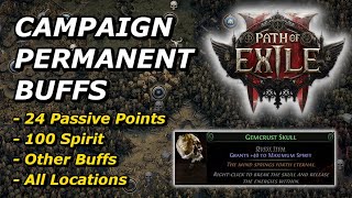 [PoE 2] Get All Of The Permanent Buffs During The Campaign In Path Of Exile 2!