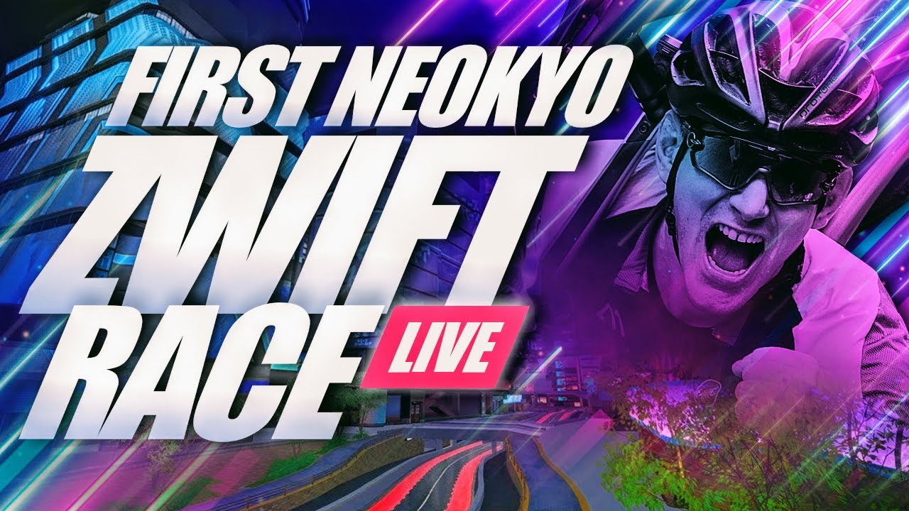 My First Zwift Race In Neokyo Youtube
