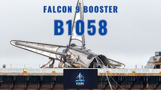 Every flight for the historic SpaceX Booster B1058