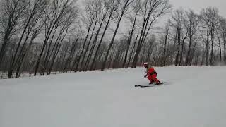 Virages longs dans la Coupe du Monde à Bromont par Fred Lépine