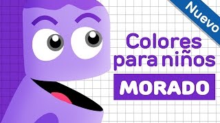 Aprende los colores para niños | El Color Morado | La Pandilla de Colores en Español para niños