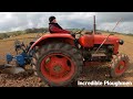 1967 zetor 3045 4wd 2.3 litre 3 cyl diesel tractor 39 hp with ransomes plough