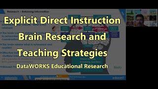 Explicit Direct Instruction Brain Research and Teaching Strategies