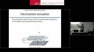 Lecture 17: Electrostatic transduction