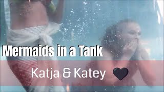 MERMAIDS SWIMMING IN TANKS: Mermaids Katja \u0026 Katey MERMAID MEGAFEST (Siren Circus \u0026 Ohio Mermaids)