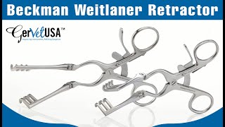 Beckman Weitlaner Retractor With Hinged Blade | GerVetUSA