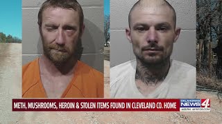 Meth, mushrooms, heroin& stolen items found in Cleveland Co. home