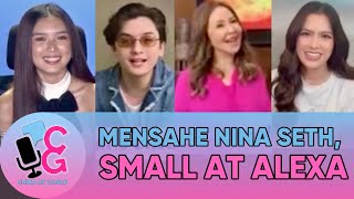 Proud si Seth! Francine, nagulat sa mensahe ni Small Laude at Alexa Ilacad sa kanya | Chika at Ganap