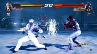 【鉄拳７】はりー　ランクマ　その24 後編　VS qudans