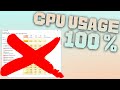 Usage CPU Selalu 100? Tenang Gw Ada Solusinya (cara mengatasi usage cpu 100 / boost fps)