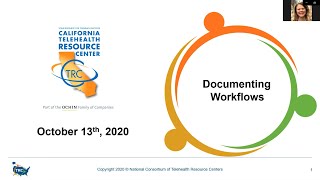 Documenting Workflows for Telehealth Services