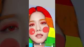 Rainbow on jisoo #blackpink #jisoo #rainbow